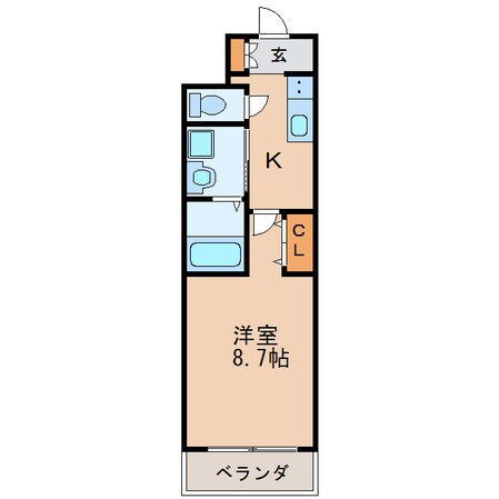 セントフィオーレ新栄の物件間取画像